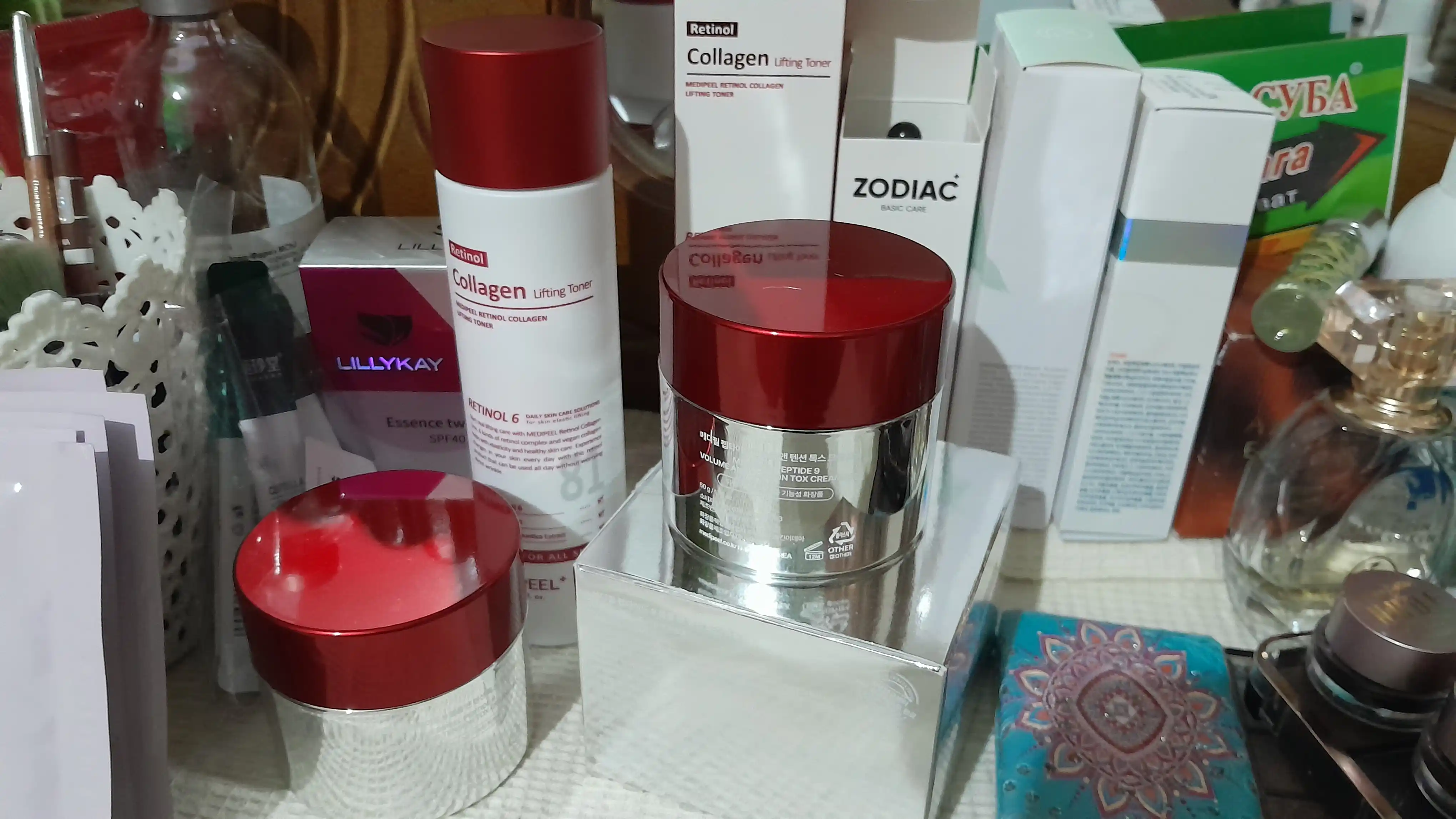 Medipeel Peptide 9 Volume & Tension Tox Cream Pro - ajin uchun peptidli krem