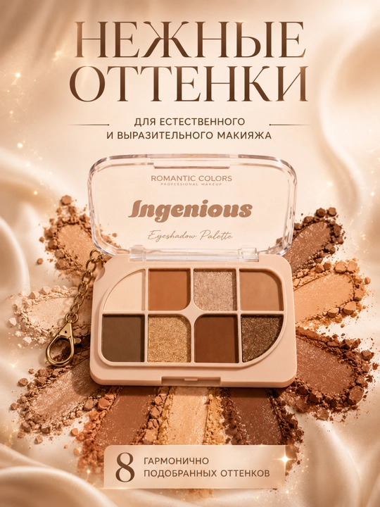 Romantic Color professional ko'z soya paletrasi 10 ta rang