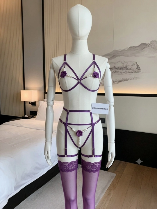 Пеньюар, ночная одежда для женщин, комплект женского нижнего белья - 
