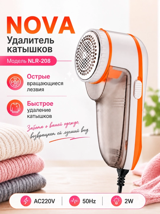 Машинка для удаления катышков New NOVA NLR-208 - 