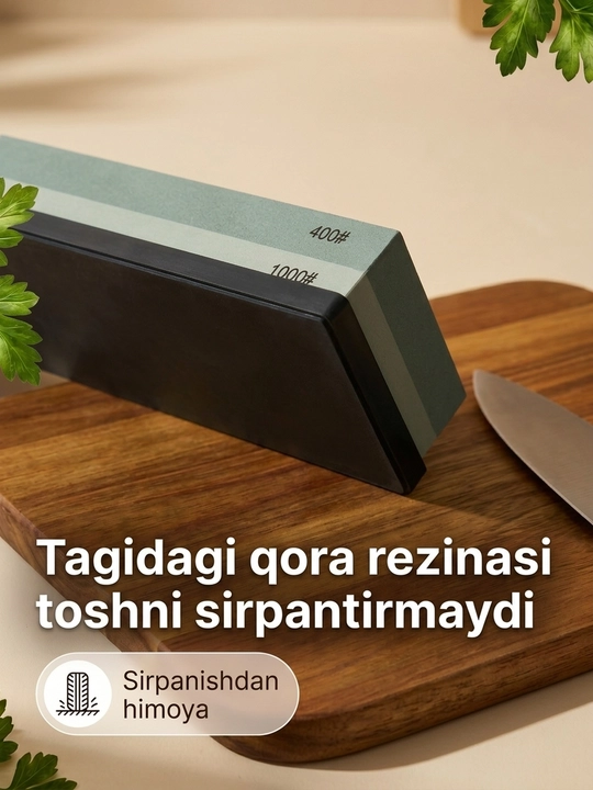Двусторонние камни для заточки ножей, 180×60×30 мм, точилка для ножей