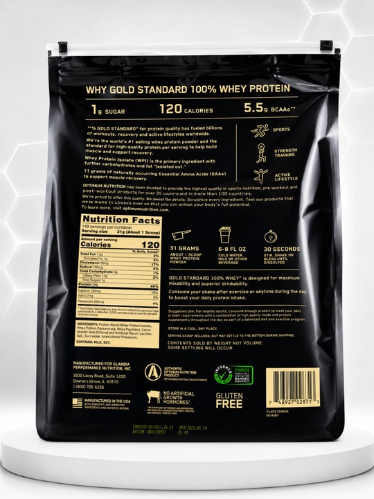 ON Whey gold standard 4.6kg вкус Шоколад США версия