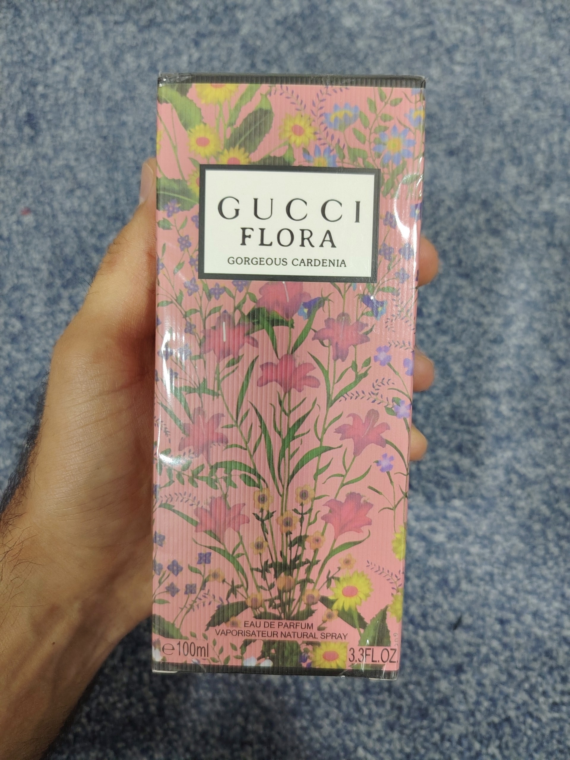 Parfyumlangan suv, Gucci Flora Gorgeus Gardenia, ayollar uchun sovg'a, 100 ml