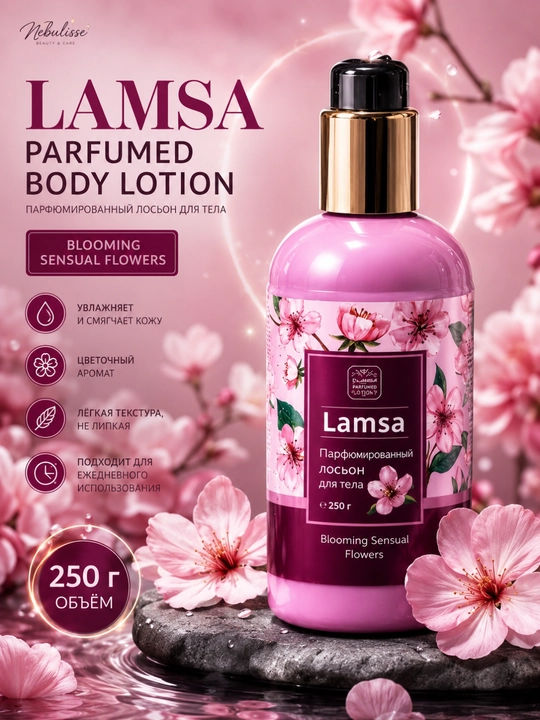 Парфюмированный лосьон для тела, Lamsa Body lotion, 250 мл - 