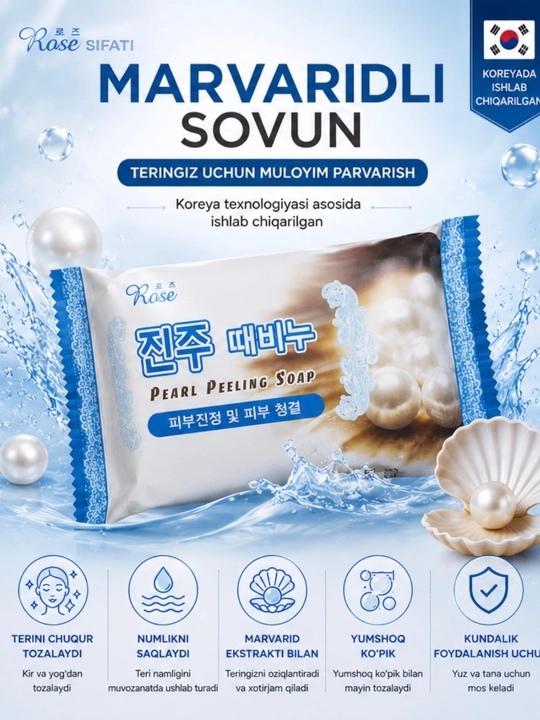 Marvarid ekstraktli sovun - 