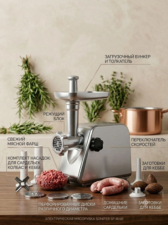 Arshia Dubai AD-1207 мясорубка