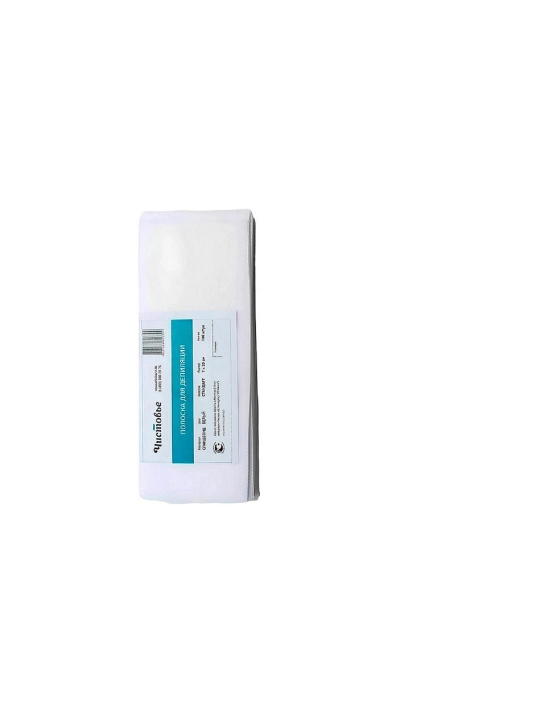 Spunbond depilatsiya lentalari, 7x20 sm, oq, 100 dona/paket - 