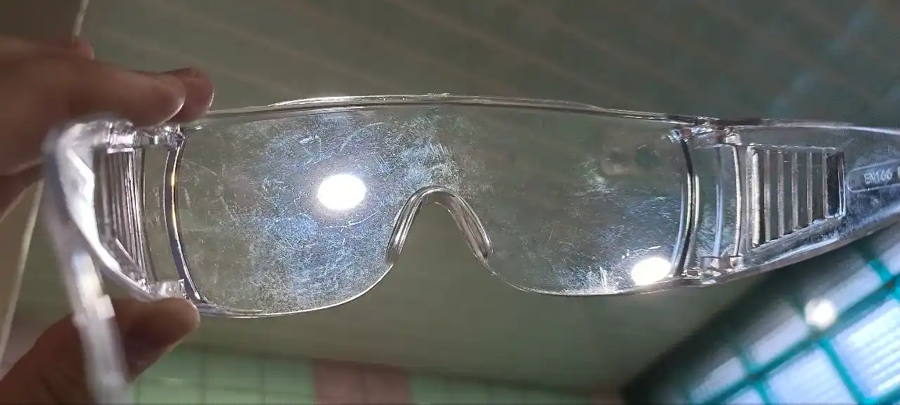 Ochki bolgarka Xavfsizlik ko'zoynaklari plastmassadan, shaffof WOKIN