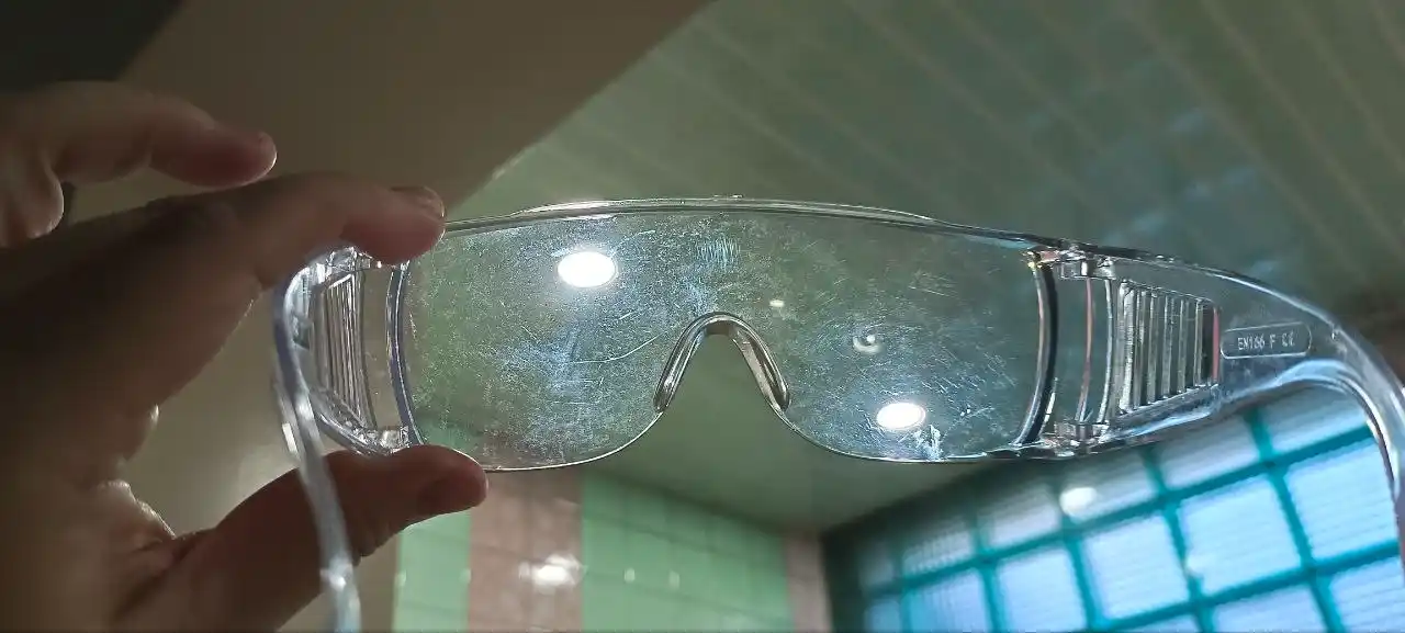 Ochki bolgarka Xavfsizlik ko'zoynaklari plastmassadan, shaffof WOKIN