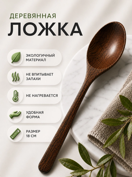 Yog'och qoshiq - 