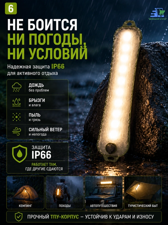 Надувной кемпинговый фонарь Helius KL-D90 USB-C IP66