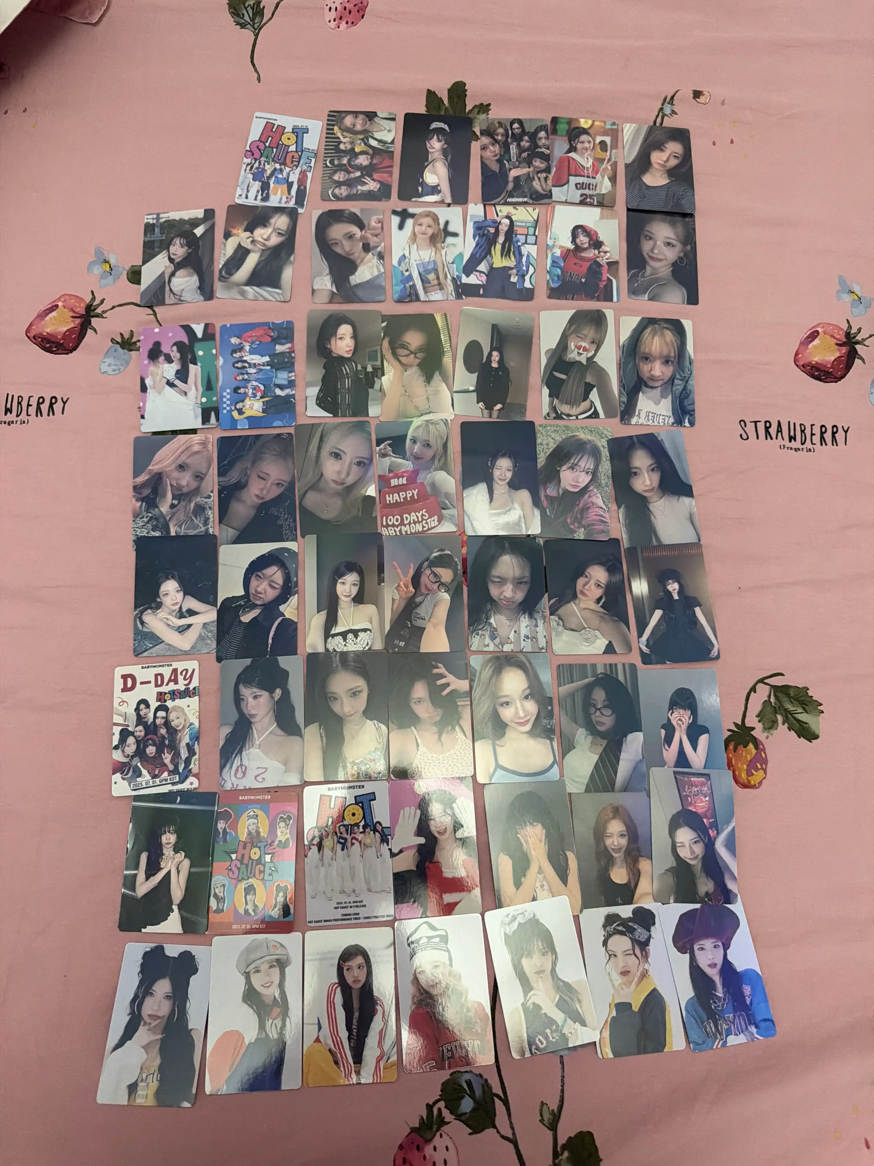 Lomo карты BABYMONSTER 55 шт — K-Pop фотокарты, коллекционный набор, мерч подарок