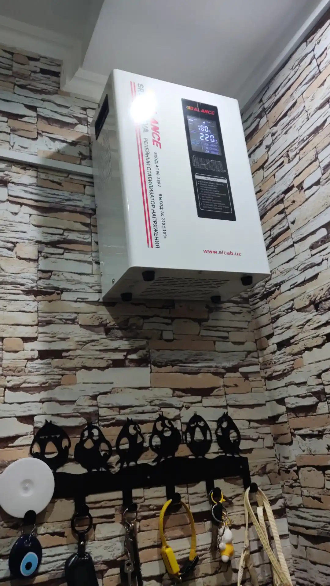 Kuchlanish stabilizatori Balance 10 kVA, releli, 95-275V
