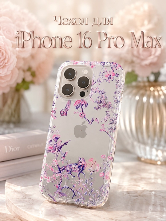 IPhone 11, 12, 13, 14, 15, 16, 17 Pro va 17 Pro Max uchun g‘ilof, TPU. dizaynli
