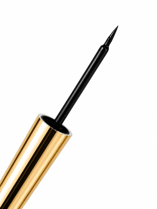 Жидкая подводка для глаз, eyeliner, водостойкая, черная, с тонкой кисточкой, Kiss Beauty