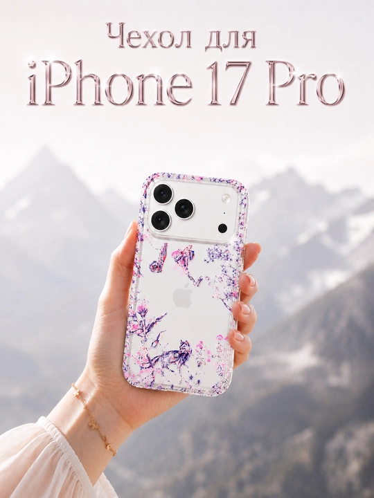 IPhone 11, 12, 13, 14, 15, 16, 17 Pro va 17 Pro Max uchun g‘ilof, TPU. dizaynli
