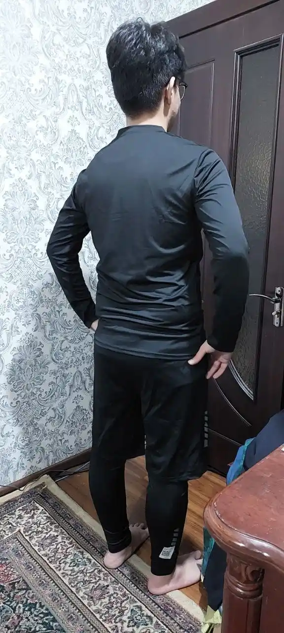 Erkaklar sport kostyumi 5 tasi 1 da, trening fitnes yugurish va sport zali uchun