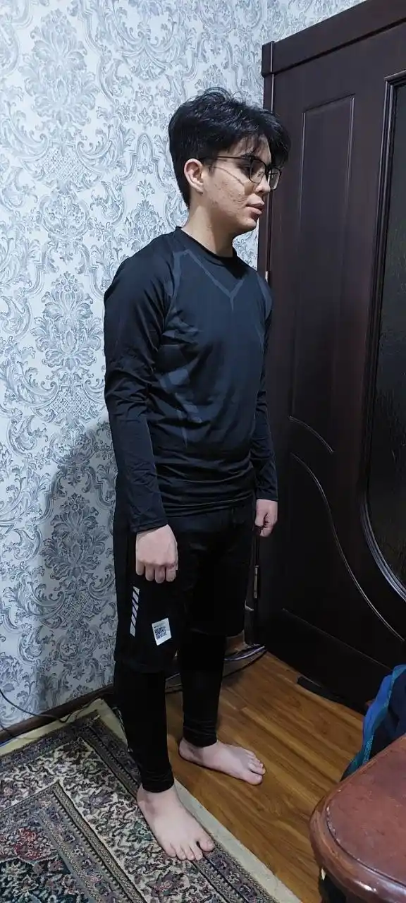 Erkaklar sport kostyumi 5 tasi 1 da, trening fitnes yugurish va sport zali uchun
