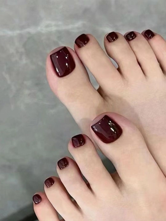 Накладные ногти для ног - 