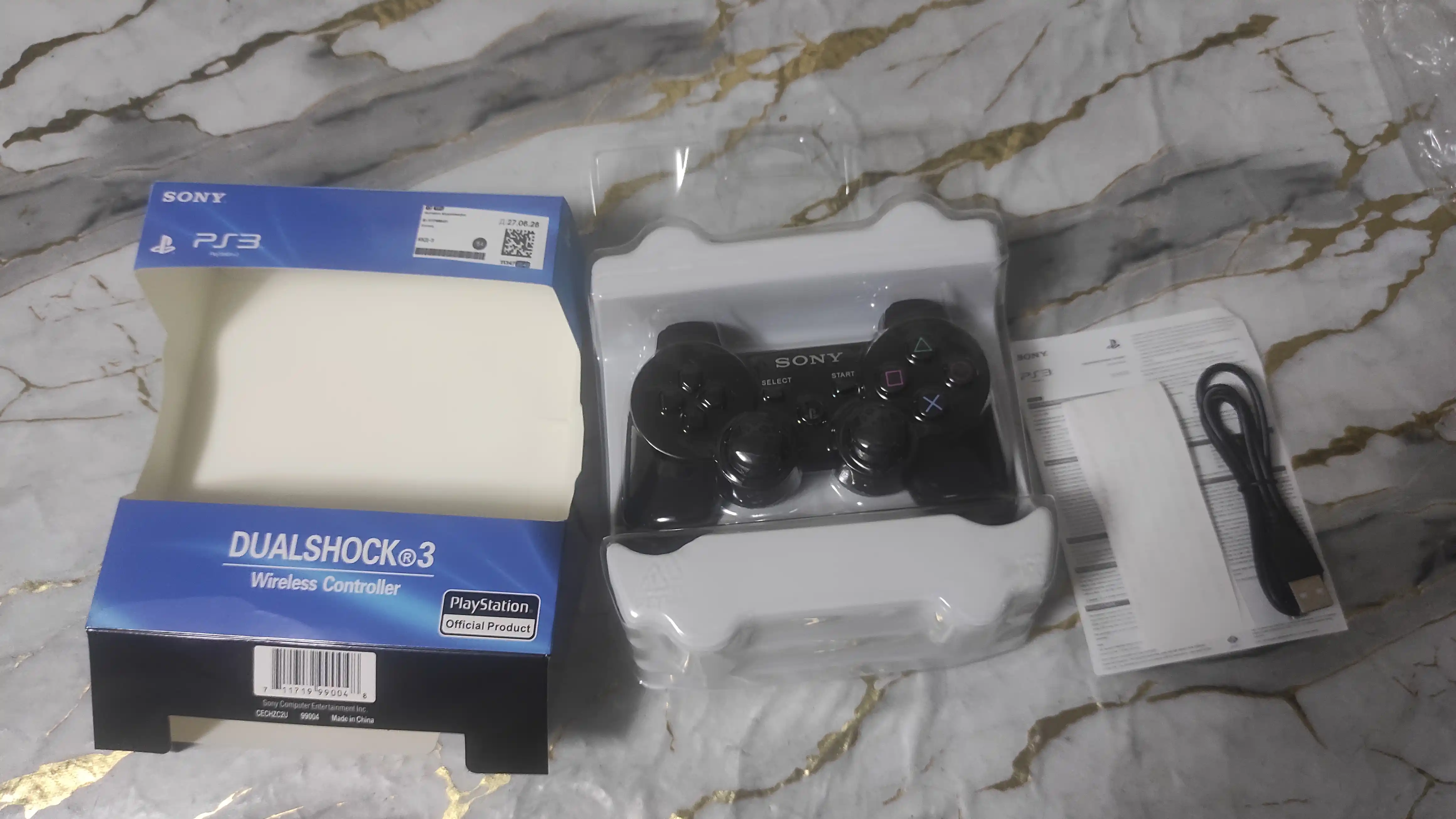 Bluetooth Joystik DualShock 3, Playstation 3 uchun kontroller, simsiz geympad