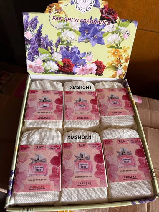 Parfyumli qattiq sovun assorti HZI JUICE/FANSHIYI, 4 xil gul aromati