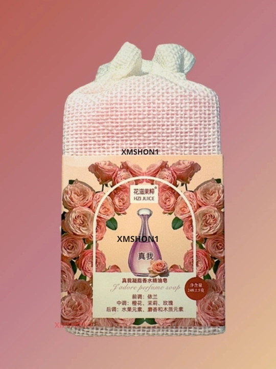 Parfyumli qattiq sovun assorti HZI JUICE/FANSHIYI, 4 xil gul aromati