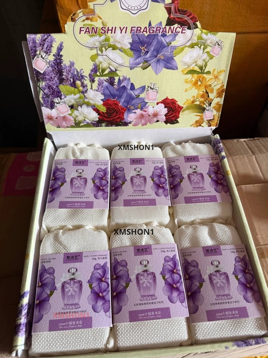 Parfyumli qattiq sovun assorti HZI JUICE/FANSHIYI, 4 xil gul aromati