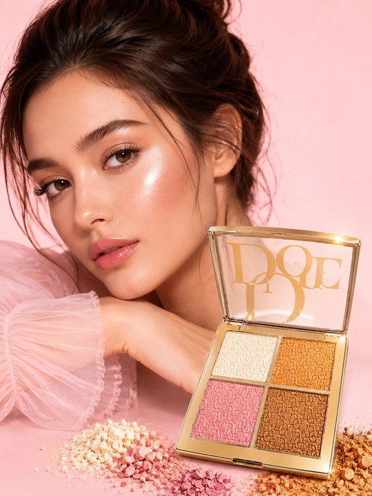Doroge Highlighter Palette  – Yuz va tana uchun xaylayter palitrasi, Highlighter Palette