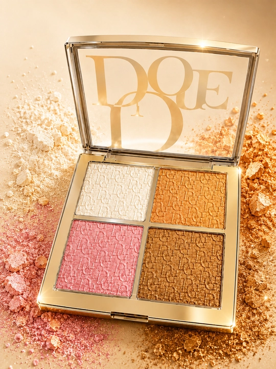 Doroge Highlighter Palette  – Yuz va tana uchun xaylayter palitrasi, Highlighter Palette