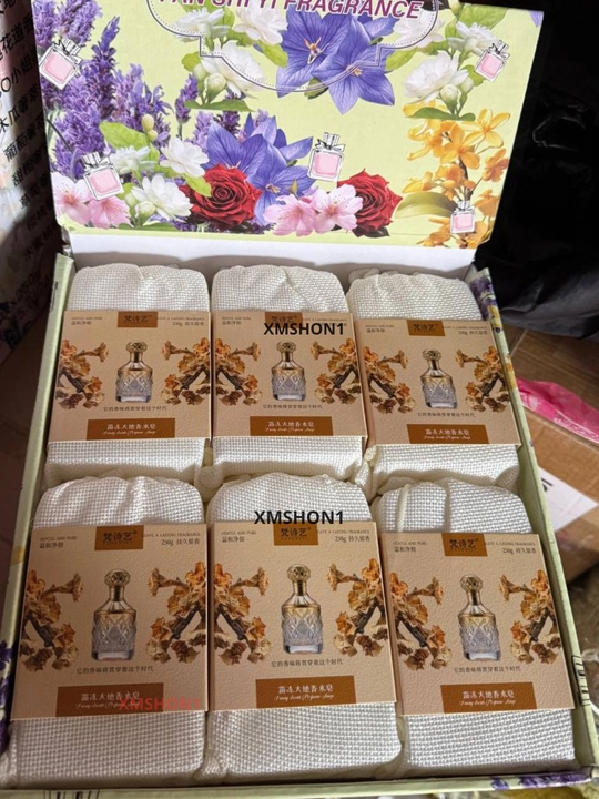 Parfyumli qattiq sovun assorti HZI JUICE/FANSHIYI, 4 xil gul aromati