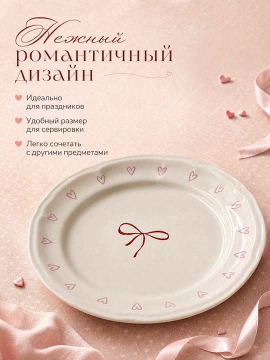 Lovely 21 sm chinni plastinka - 