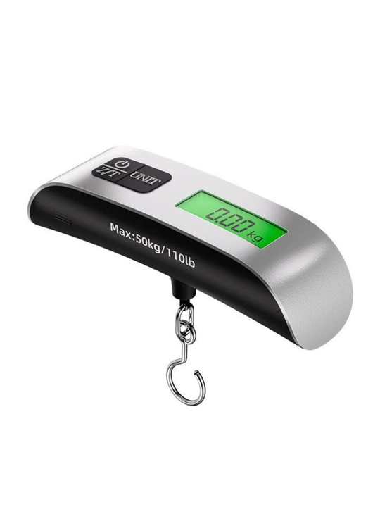 Elektron qo‘l tarozi, 50 kg gacha. HD displey, 2 rejim (kg/lb), mustahkam ilgak