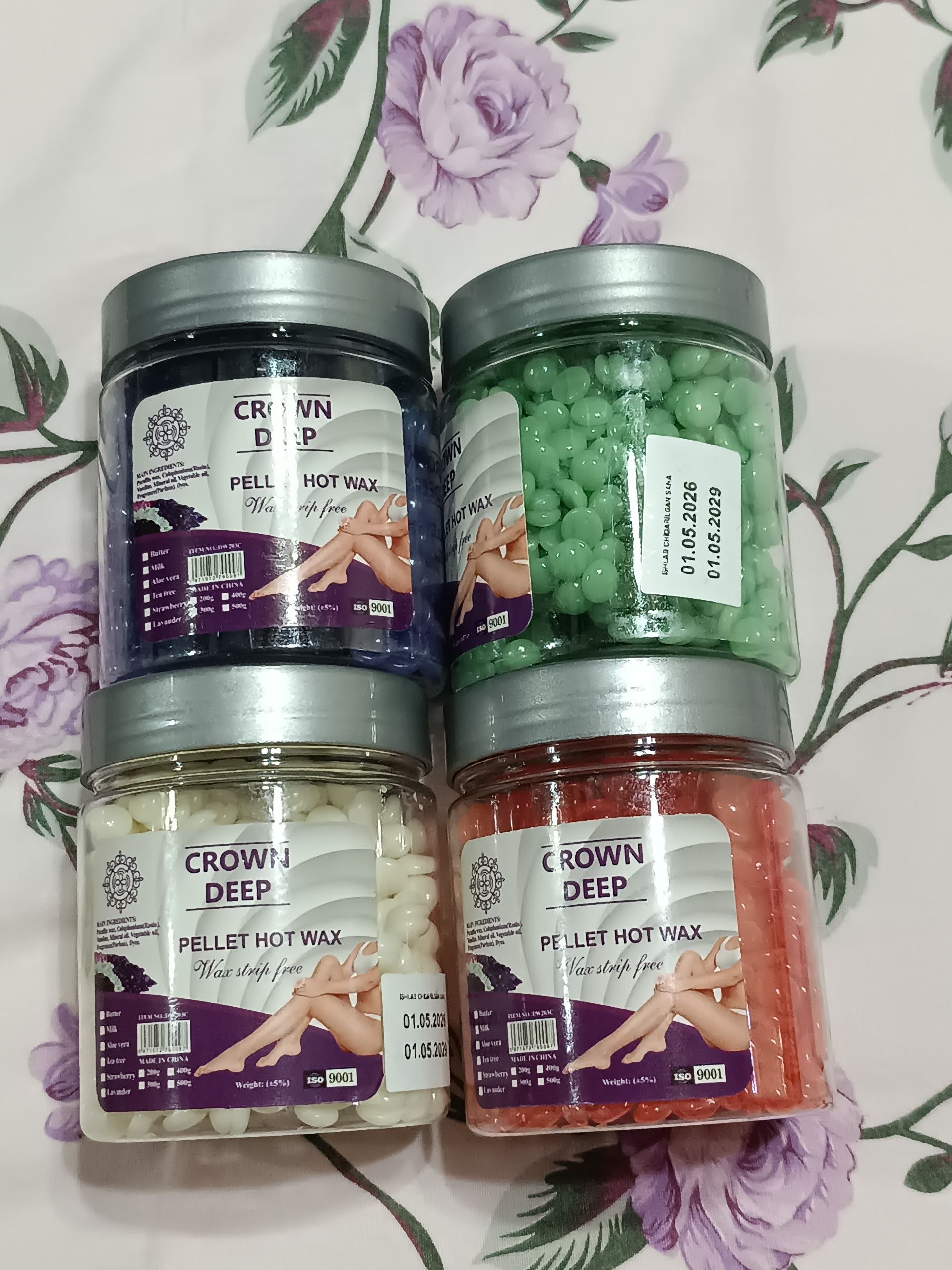 Воск для депиляции Crown Deep, 100-500 гр в гранулах
