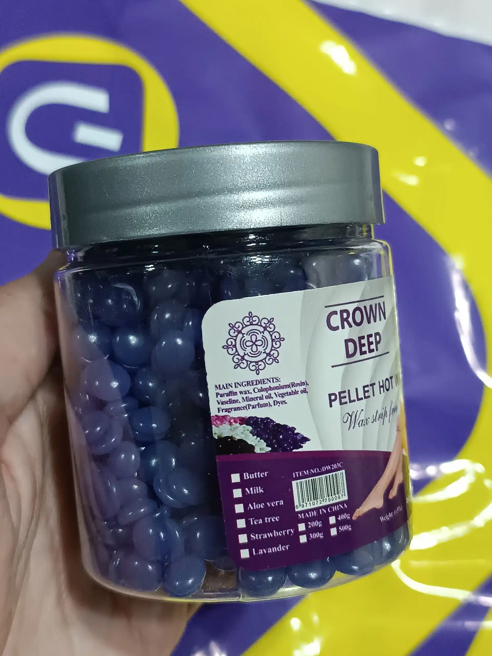 Воск для депиляции Crown Deep, 100-500 гр в гранулах