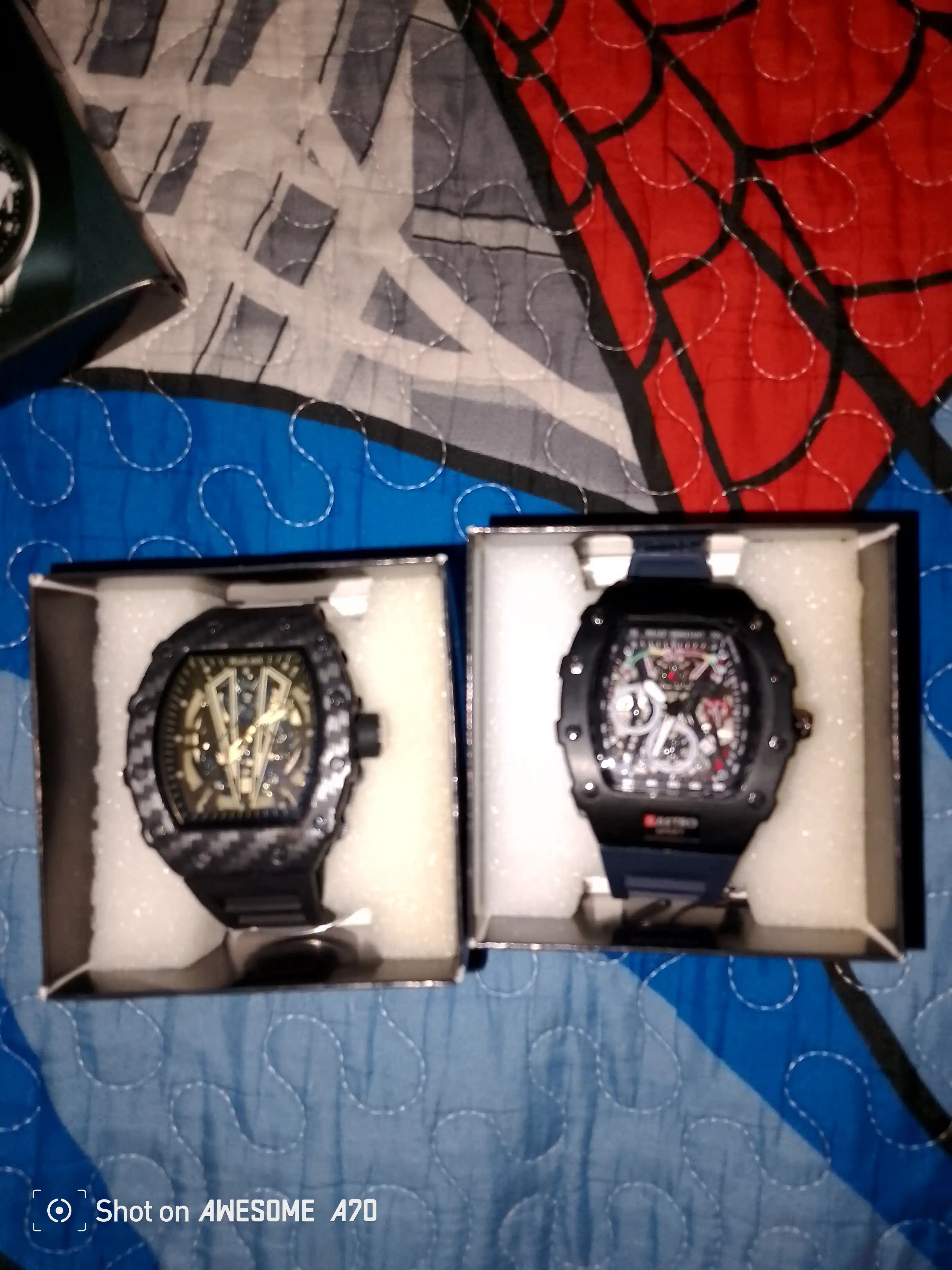 Erkaklar qo‘l soati Richard Mille, sport uslubidagi skelet quartz soat