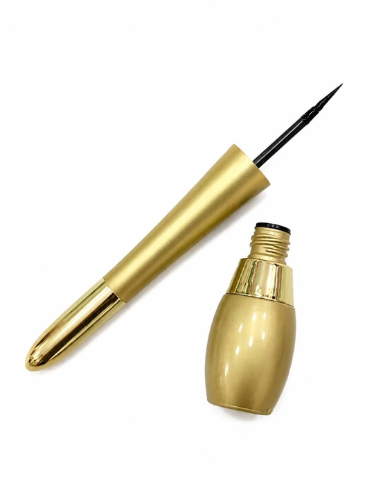 Жидкая подводка для глаз, eyeliner, водостойкая, черная, с тонкой кисточкой, Kiss Beauty