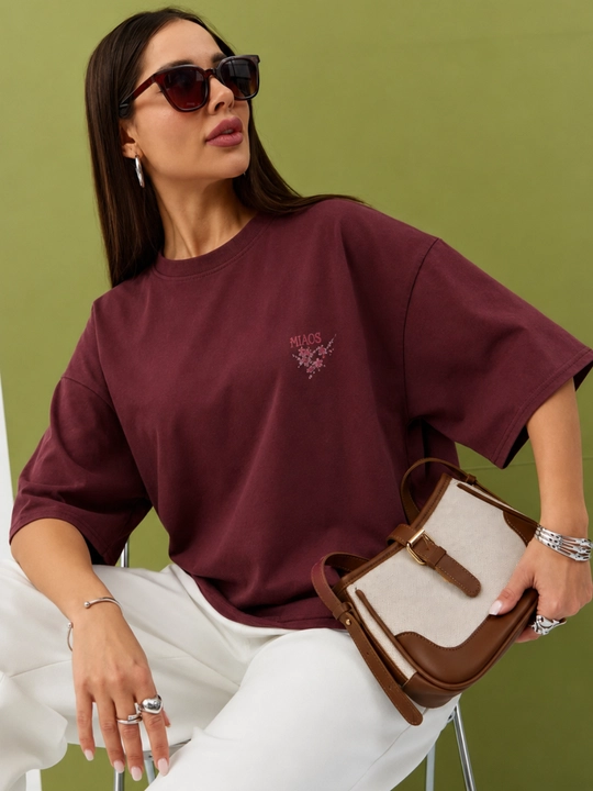 OVERSIZE футболка летняя для женщин и девушек - 