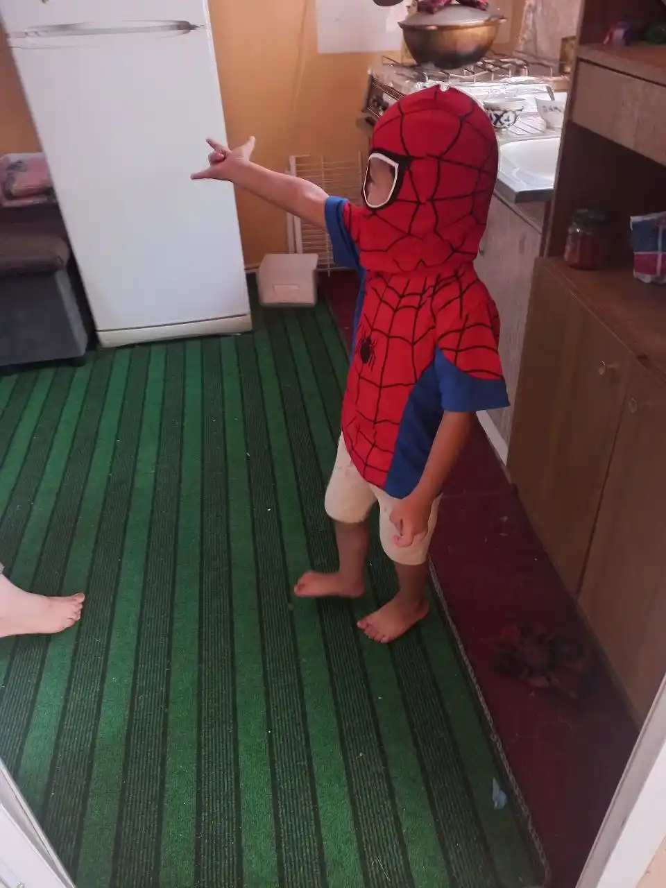 O'rgimchak odam (spiderman) yozgi kiyimi.99% paxtadan