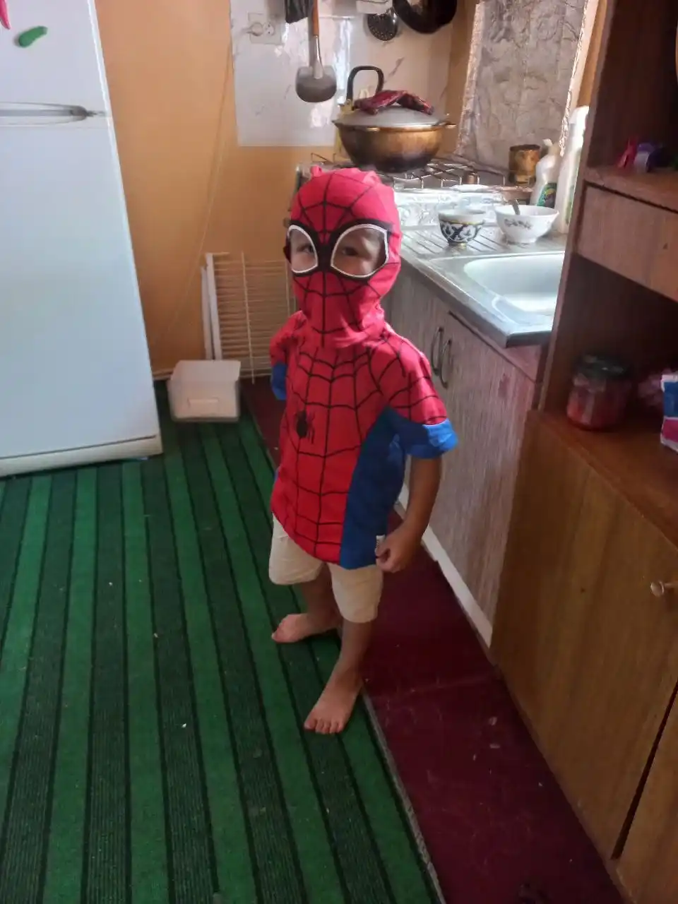 O'rgimchak odam (spiderman) yozgi kiyimi.99% paxtadan