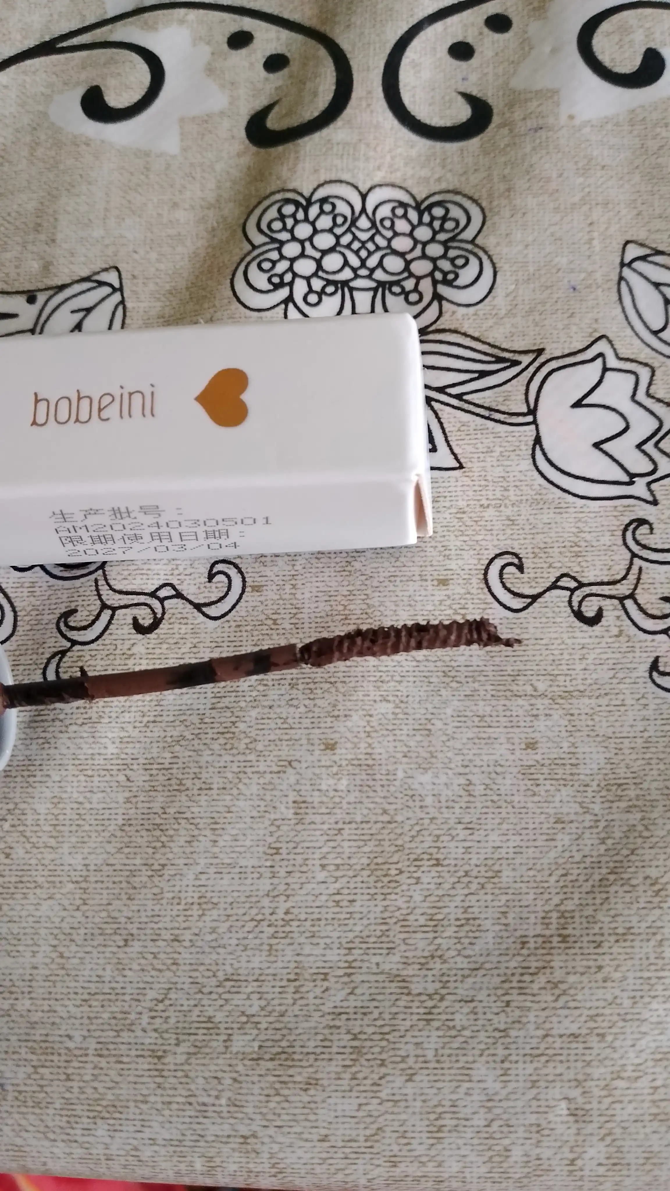Тушь для ресниц Bobeini, водостойкий эффект, удлиняющий, придающий объем