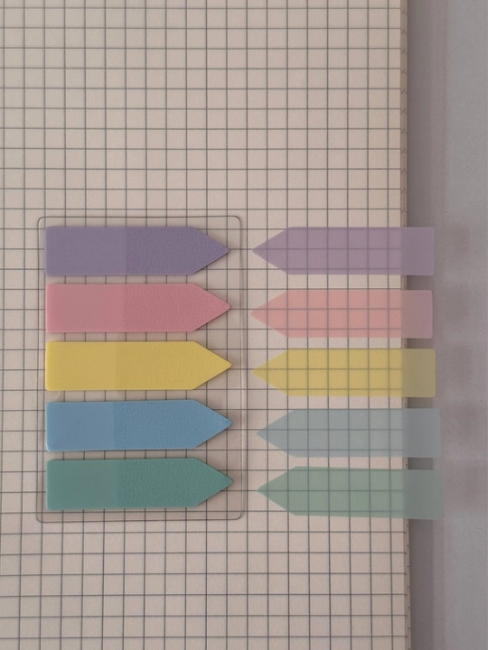 Color Note yopishqoq xatcho‘plari, 10 ta rang