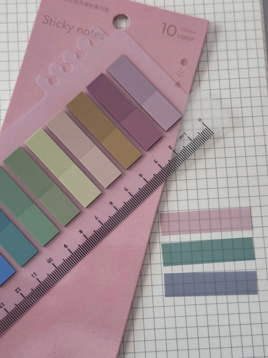 Color Note yopishqoq xatcho‘plari, 10 ta rang