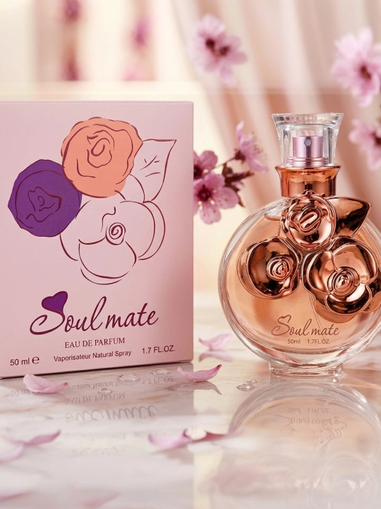 Ayollar uchun Soulmate atir suvi, gul va meva ifori, 50 ml, ayollar uchun atir