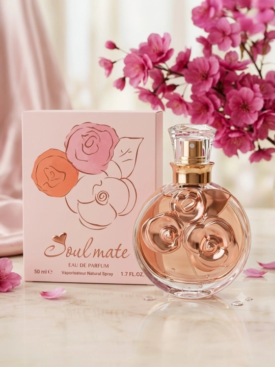 Ayollar uchun Soulmate atir suvi, gul va meva ifori, 50 ml, ayollar uchun atir