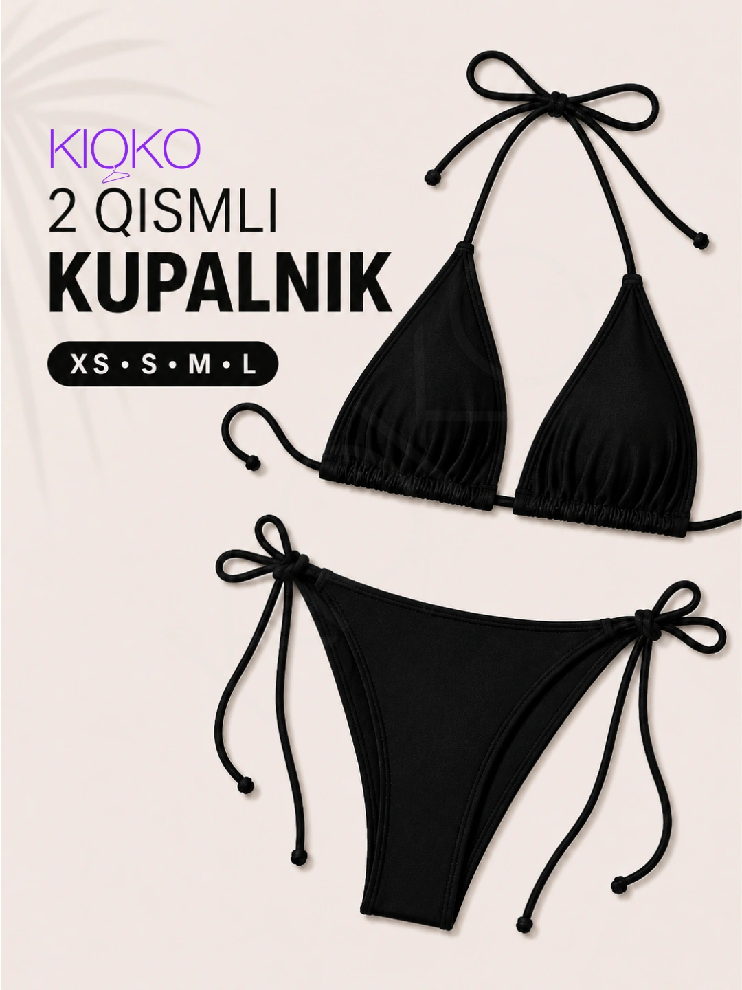 Kupalnik ayollar uchun Kioko, ikki  qismli