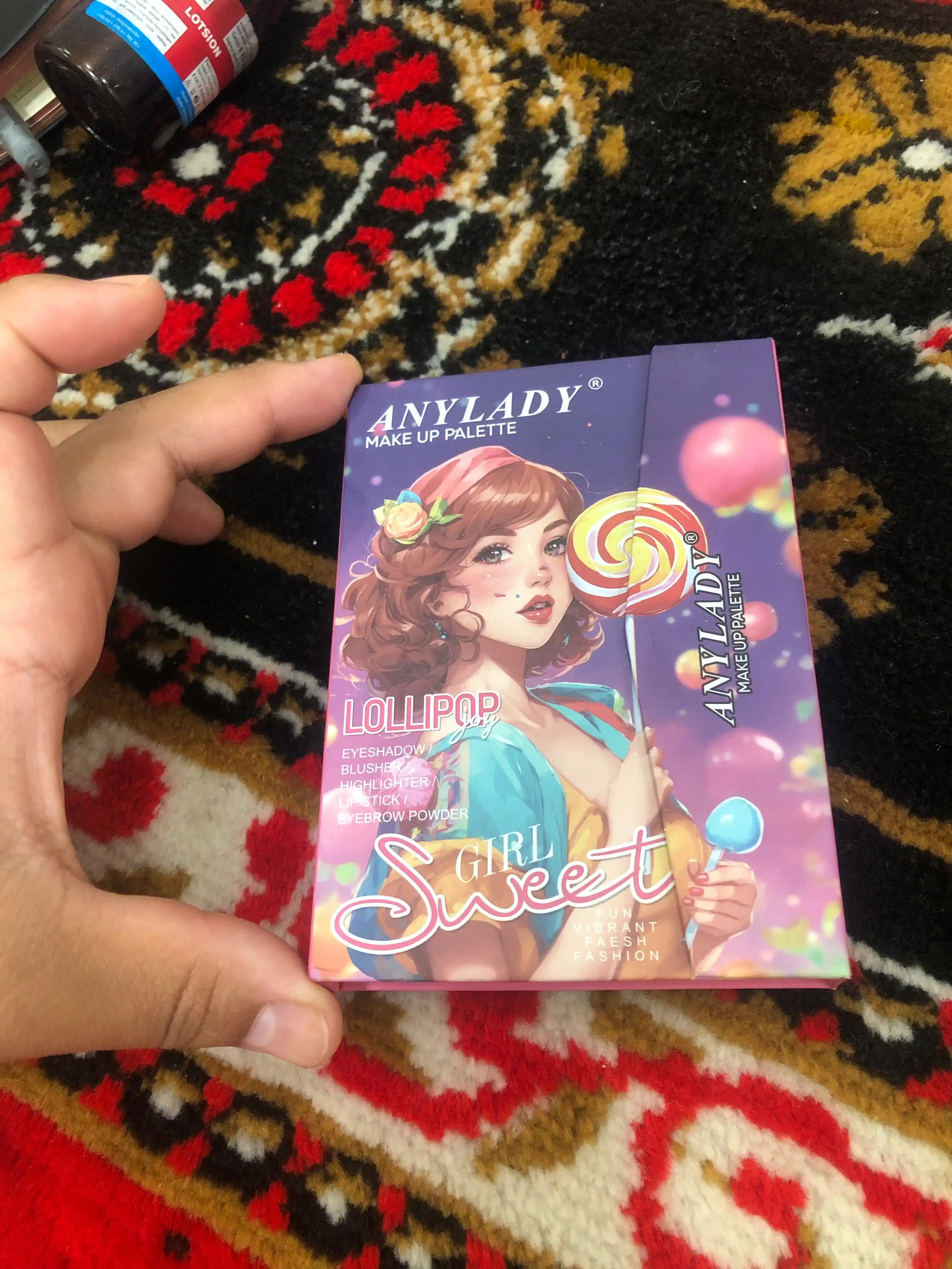 Тени для век в форме книги, с кисточкой, румянa, контуринг, помада