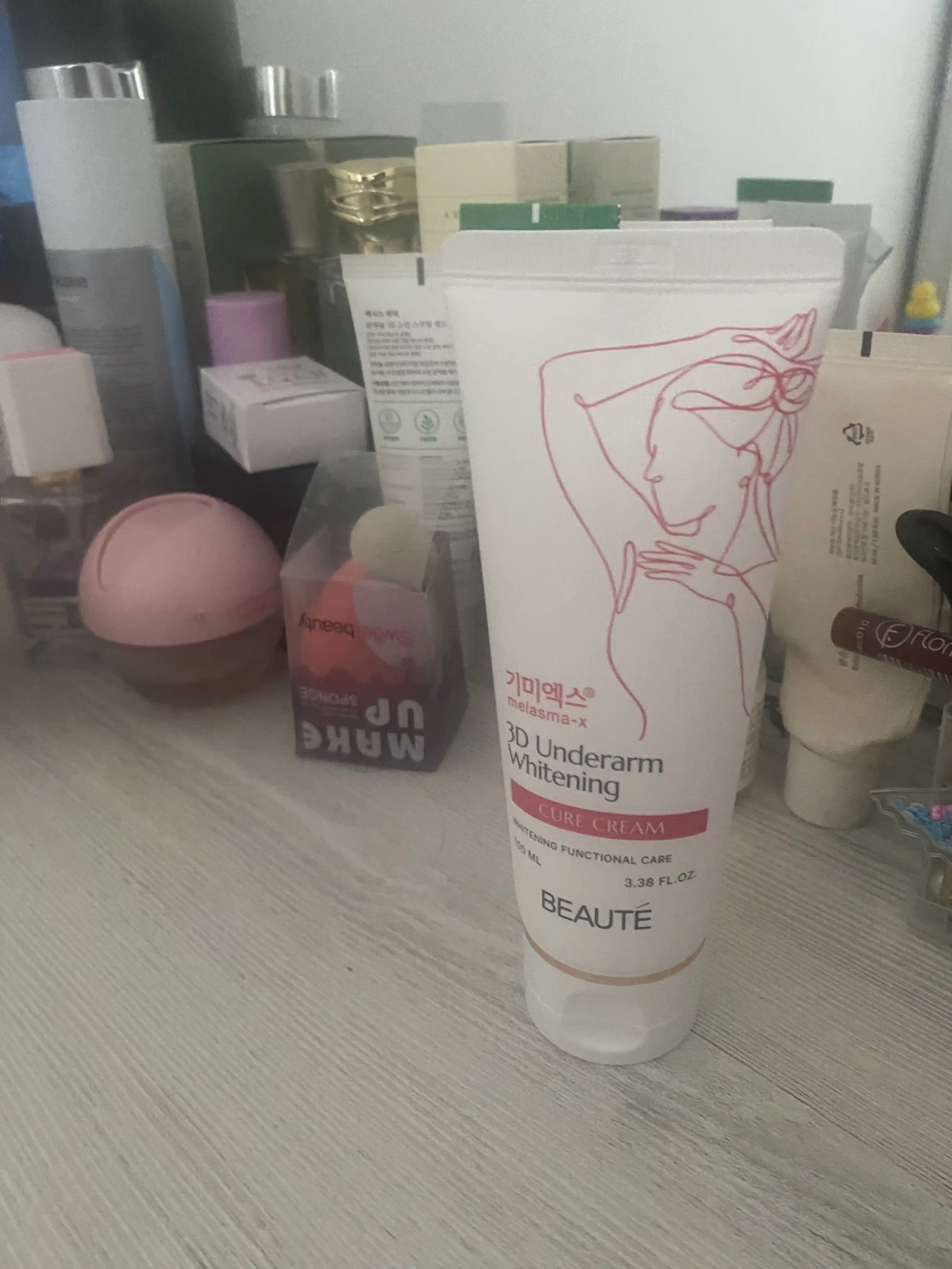 BEAUTE 3D Underarm Whitening Cure Cream – крем для отбеливания подмышек и интимных зон!!