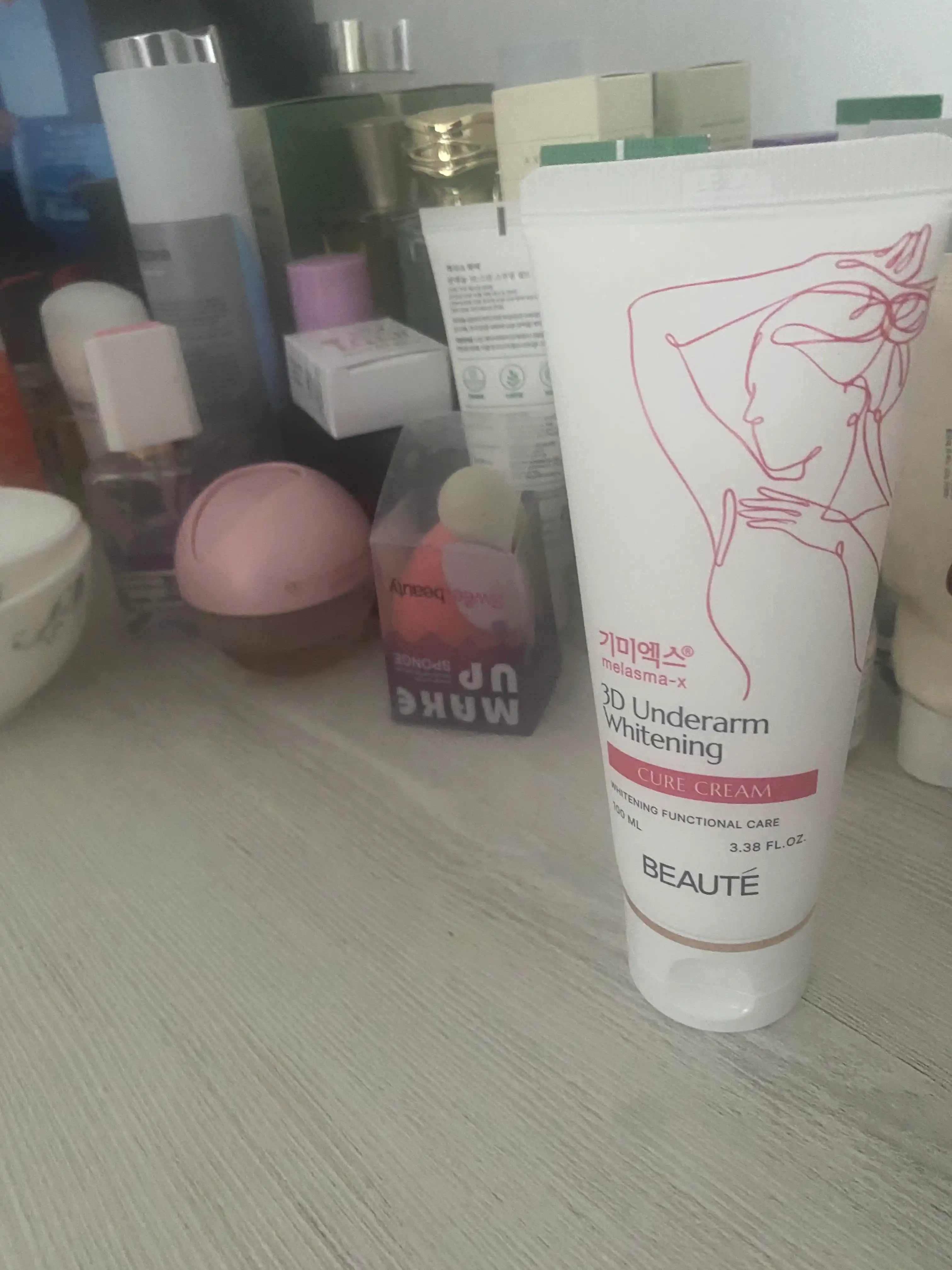 BEAUTE 3D Underarm Whitening Cure Cream – крем для отбеливания подмышек и интимных зон!!