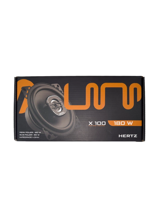 Автоколонки Hertz UNO X 100, 2-полосные коаксиальные динамики, 180W, 4 Ohm