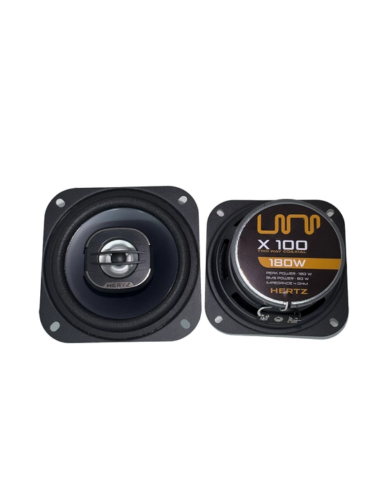 Автоколонки Hertz UNO X 100, 2-полосные коаксиальные динамики, 180W, 4 Ohm